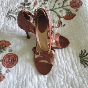 Cole Haan x Nike Air Heeled Buckle Sandals, Sz 7.5